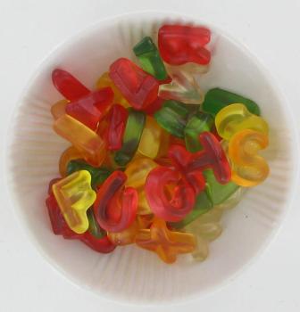 Bären-Schule (Gummibären-Buchstaben), 150 g